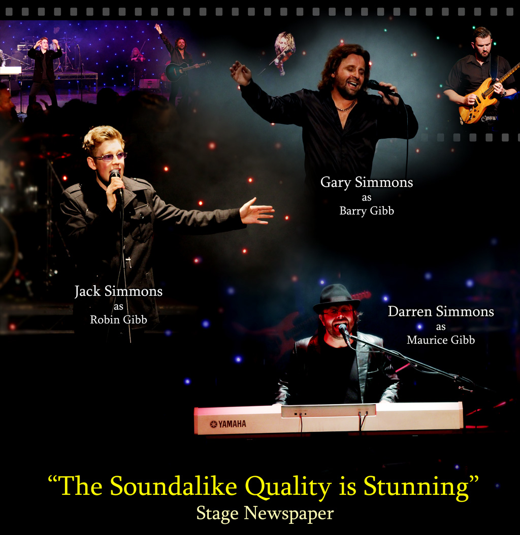 Gary Simmons as Barry Gibb Darren Simmons as Maurice Gibb Jack Simmons as Robin Gibb 